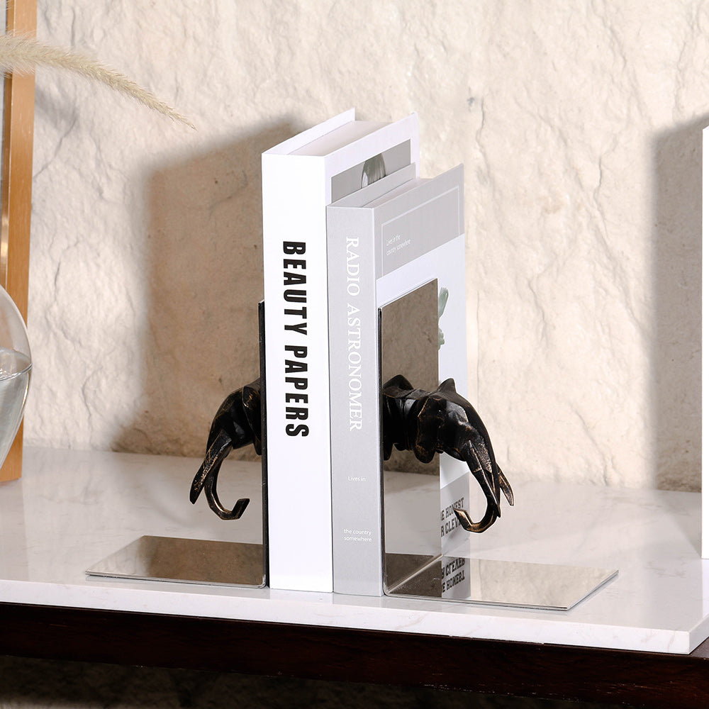 水晶书挡 - Luxury Premium Alloy Home Decor & Artistic Piece