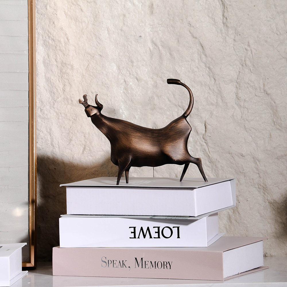 犀牛雕塑 - Luxury Premium Alloy Home Decor & Artistic Piece