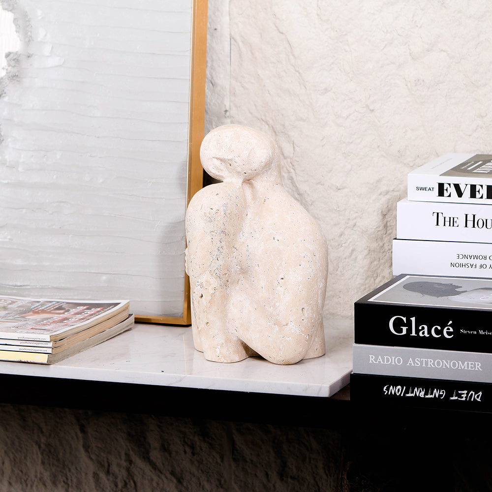 Luxury Marble Decorative Sculpture - Designer Artisan Edition