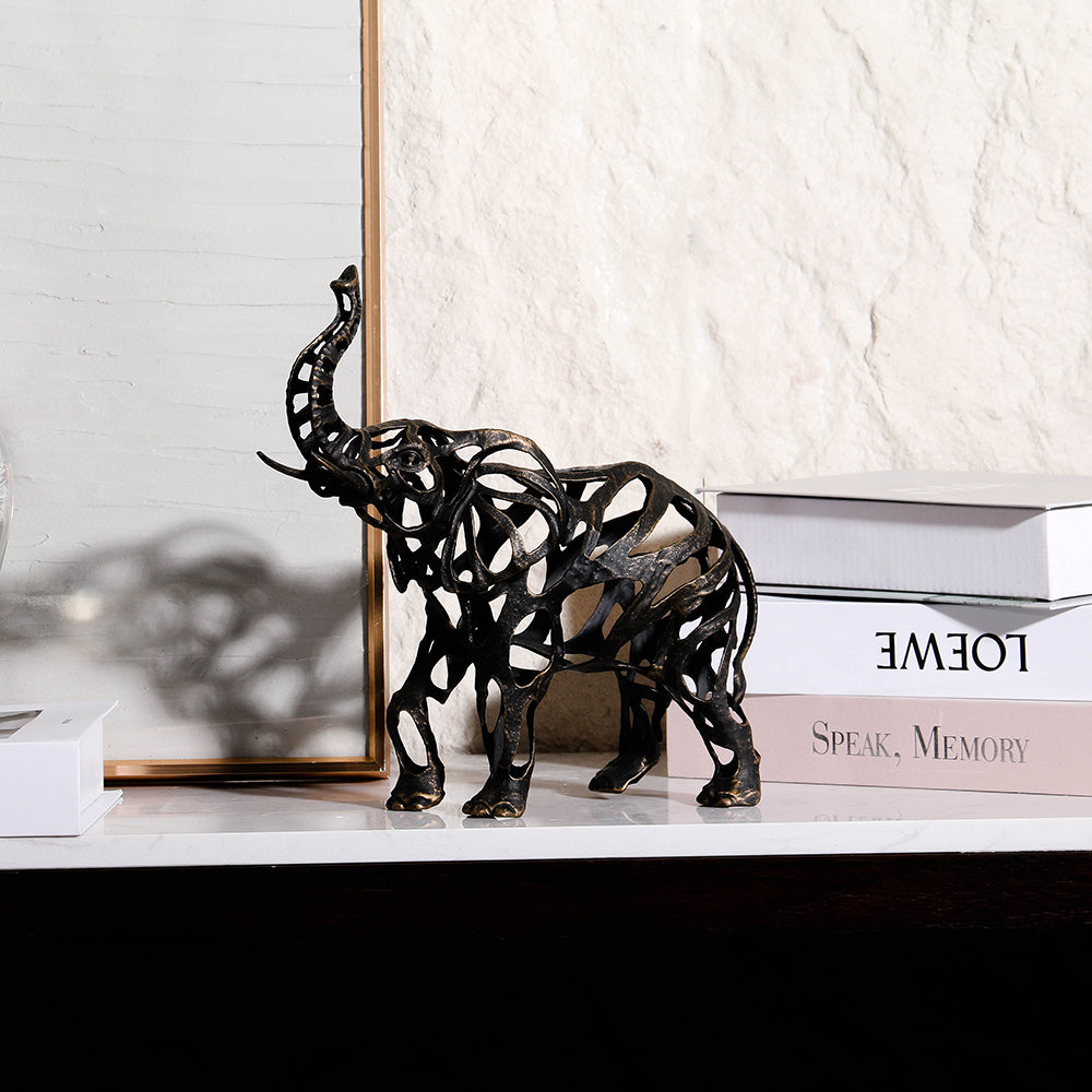 大象雕塑家居装饰 - Luxury Premium Alloy Home Decor & Artistic Piece