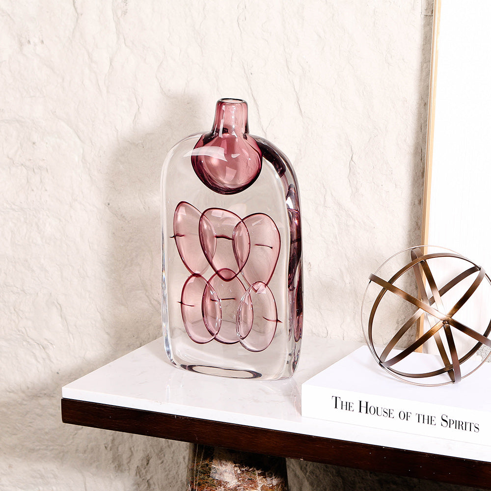 L180  ×  W50  ×  H360 - Luxury Premium Glass Home Decor & Artistic Piece