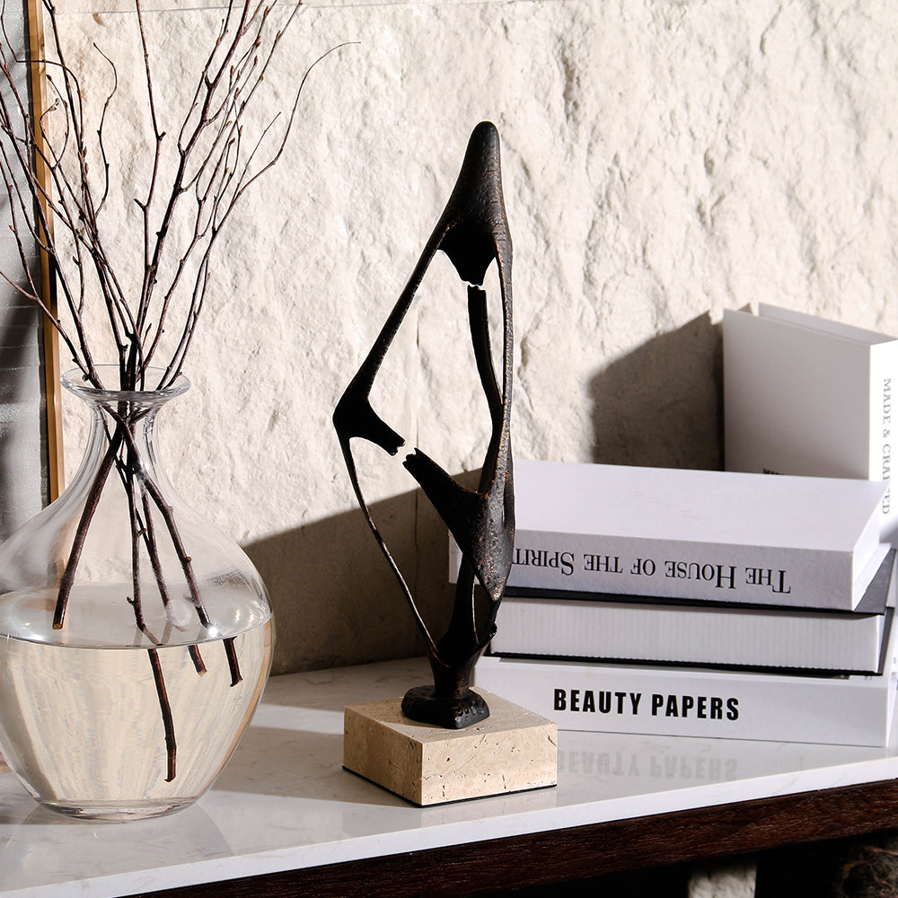 抽象雕塑家居装饰 - Luxury Alloy & Marble Home Decor & Artistic Piece