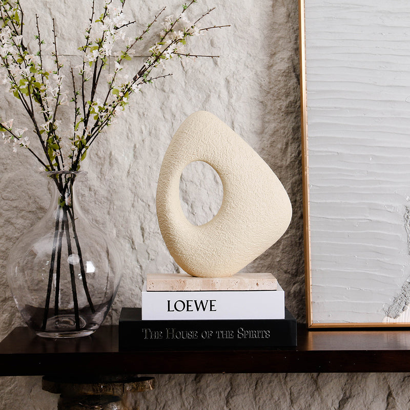 Luxury Resin & Marble Decorative Sculpture - Designer Artisan Edition - 3