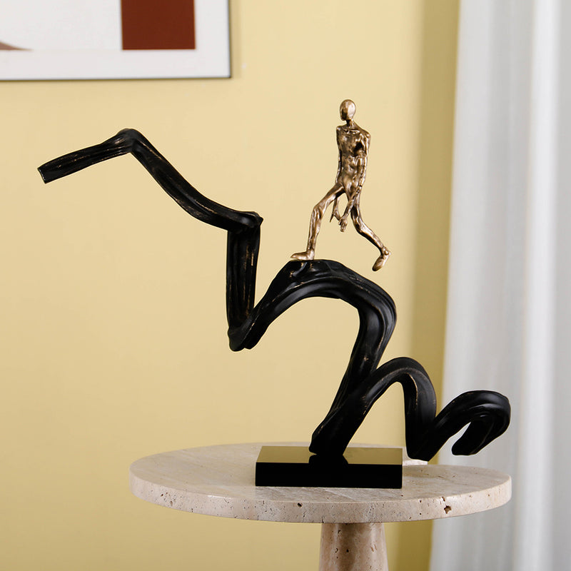 Climbing Human Figure - Luxury Alloy & Marble & Resin Home Decor & Artistic P... - 3