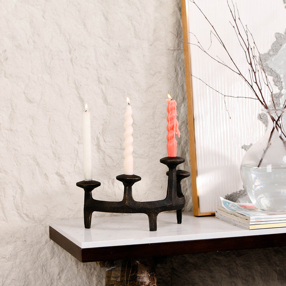 钢烛台 - Luxury Premium Alloy Home Decor & Artistic Piece