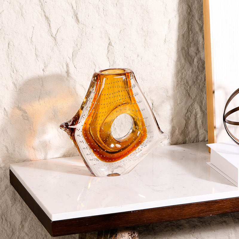 玻璃花瓶 - Luxury Premium Glass Home Decor & Artistic Piece - 4