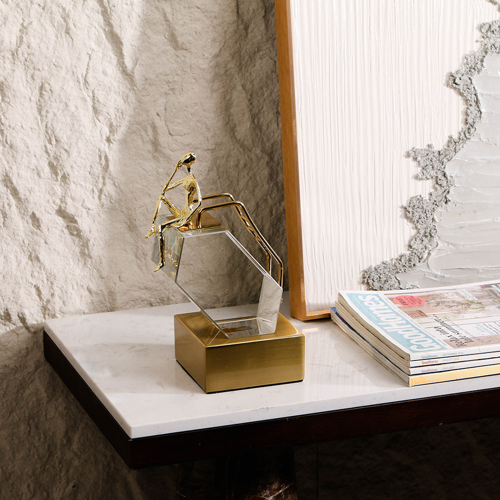 思考的人 - Luxury Premium Alloy Home Decor & Artistic Piece