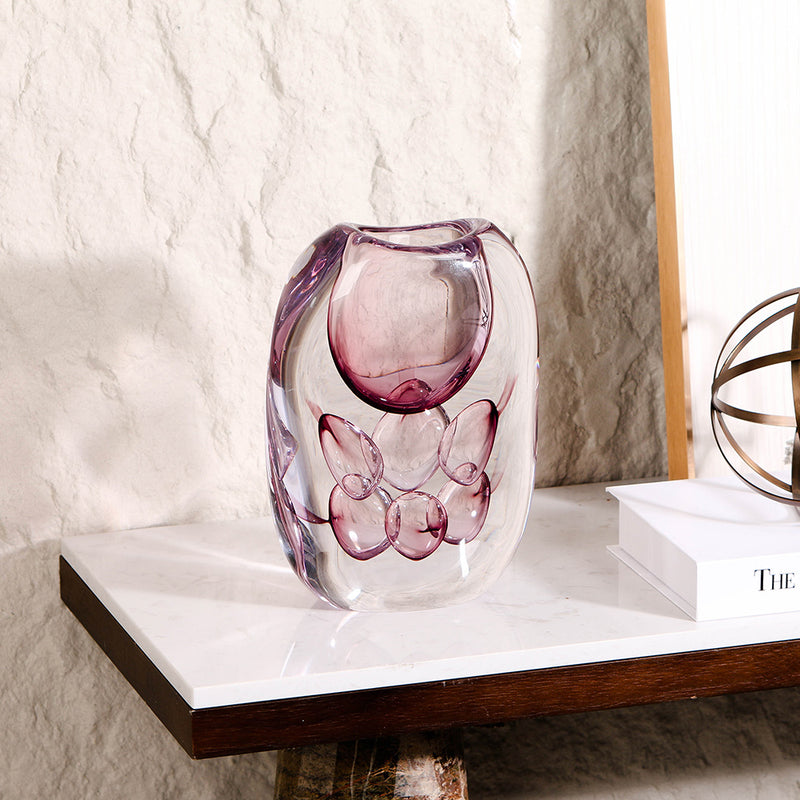 玻璃花瓶 - Luxury Premium Glass Home Decor & Artistic Piece - 4