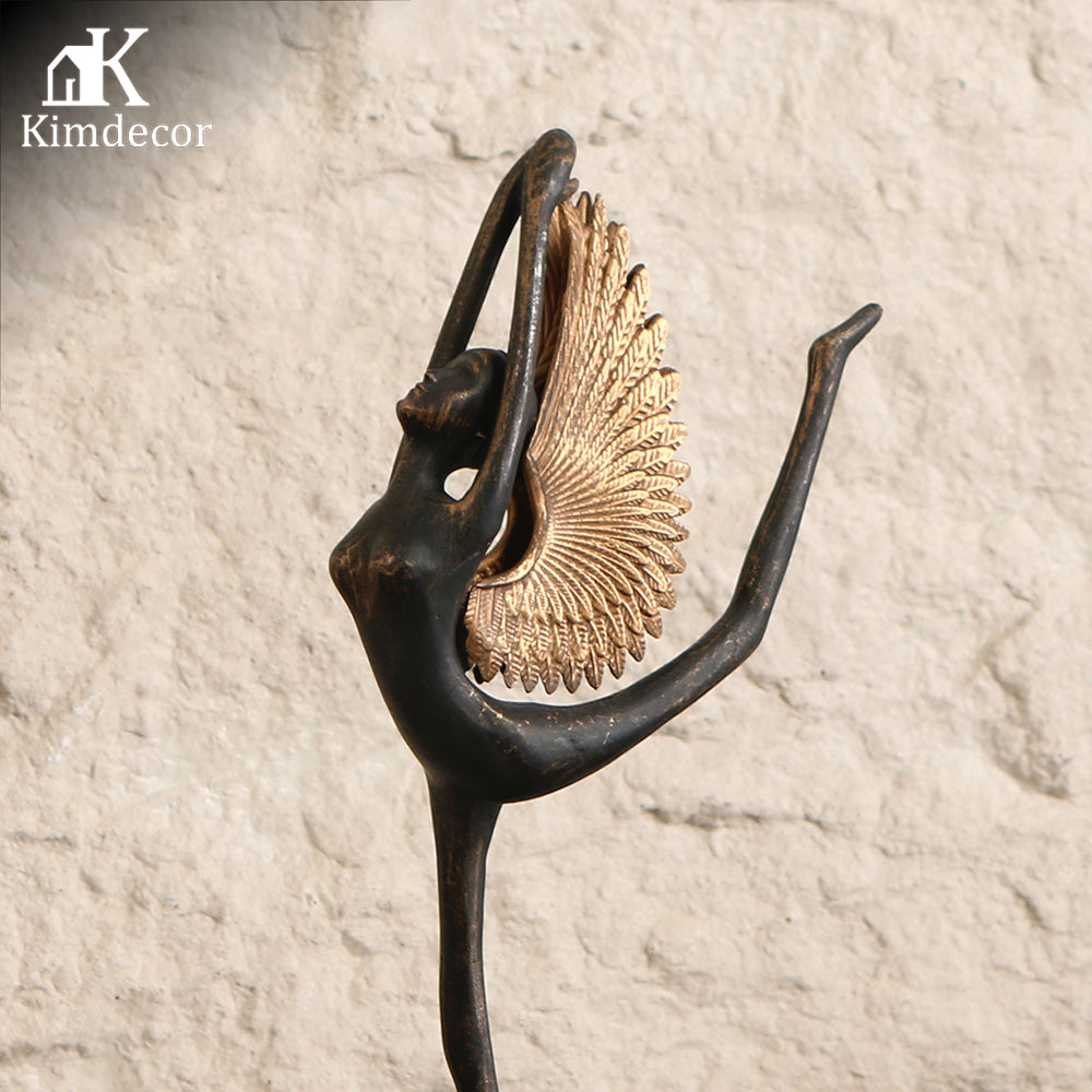 桌面雕塑 - Luxury Alloy & Marble Home Decor & Artistic Piece
