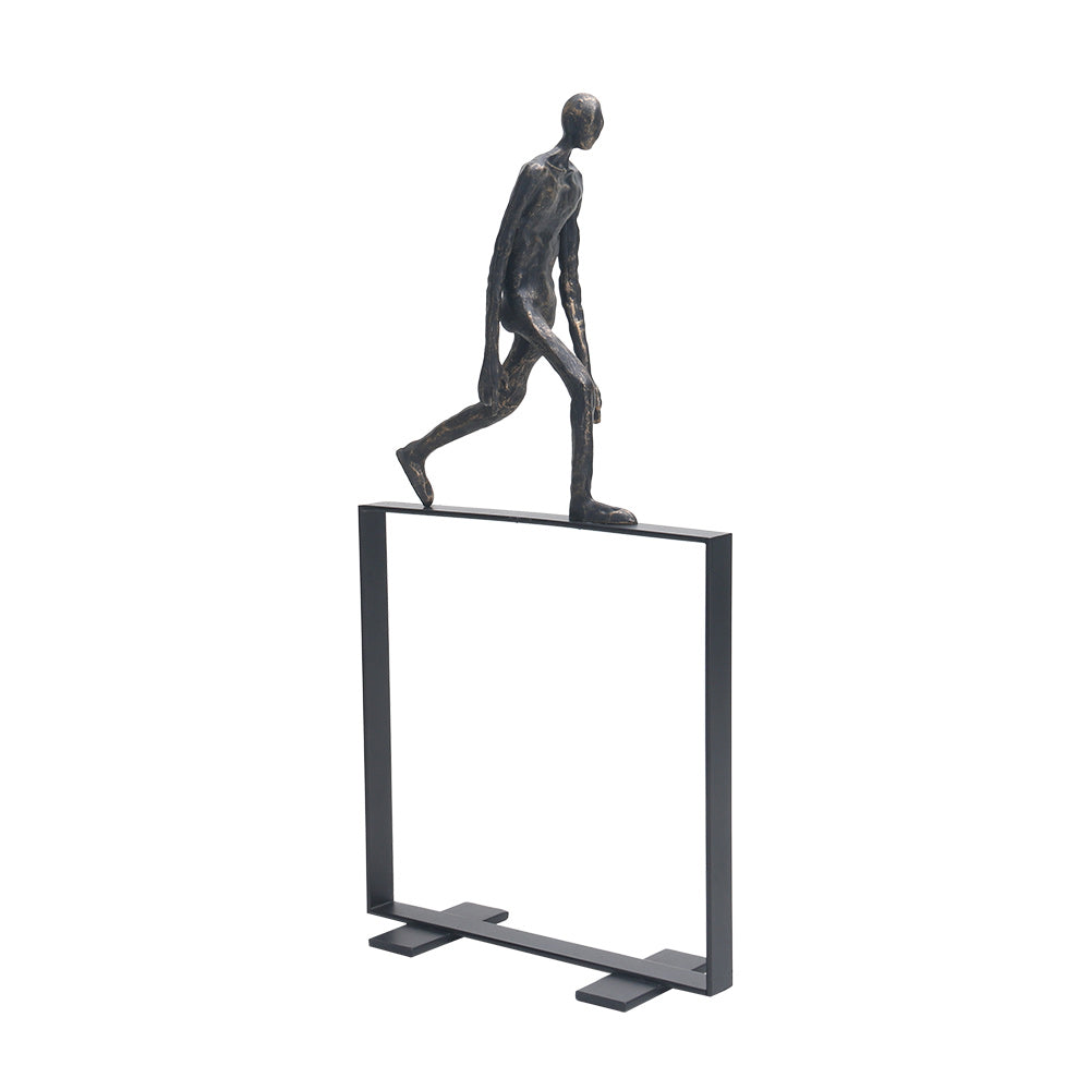 桌面人雕塑 - Luxury Premium Alloy Home Decor & Artistic Piece