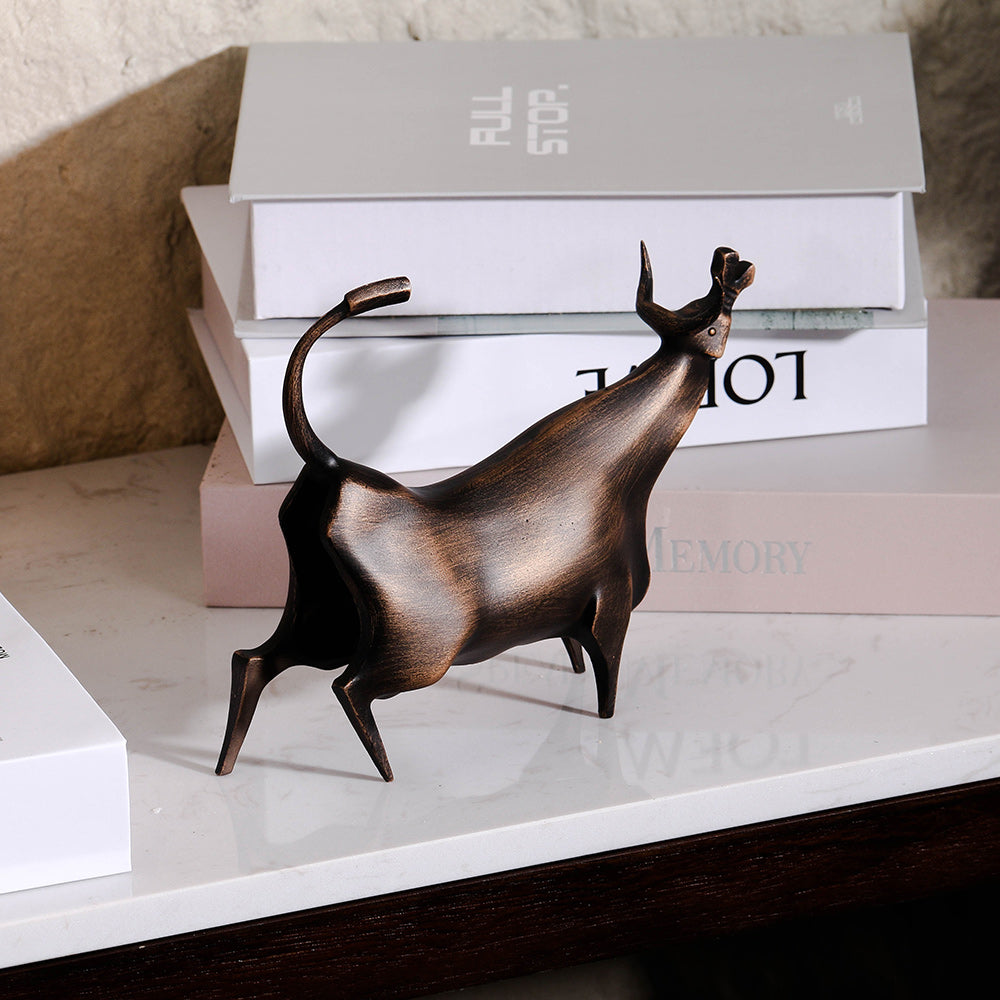 犀牛雕塑 - Luxury Premium Alloy Home Decor & Artistic Piece