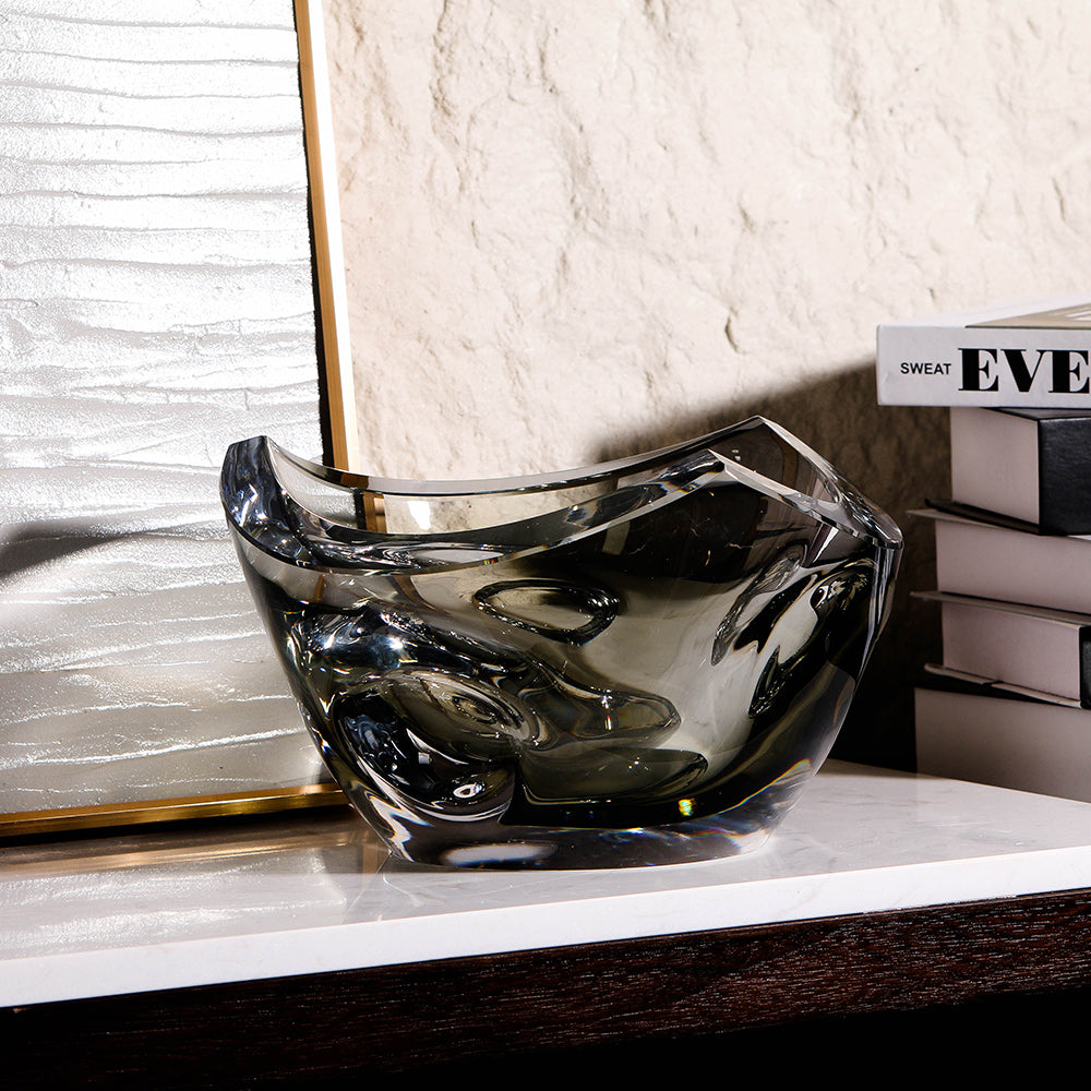 玻璃水果盘 - Luxury Premium Glass Home Decor & Artistic Piece