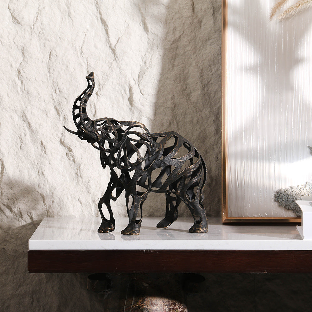 大象雕塑家居装饰 - Luxury Premium Alloy Home Decor & Artistic Piece