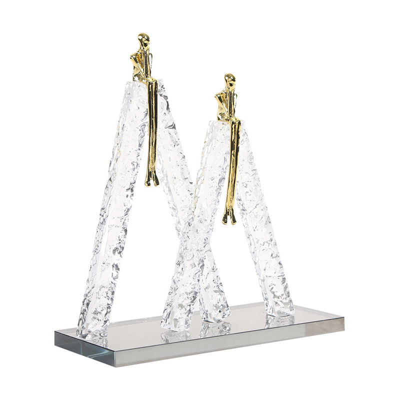 Contemporary Abstract Sculpture - Luxury Premium Alloy Home Decor & Artistic ... - 5