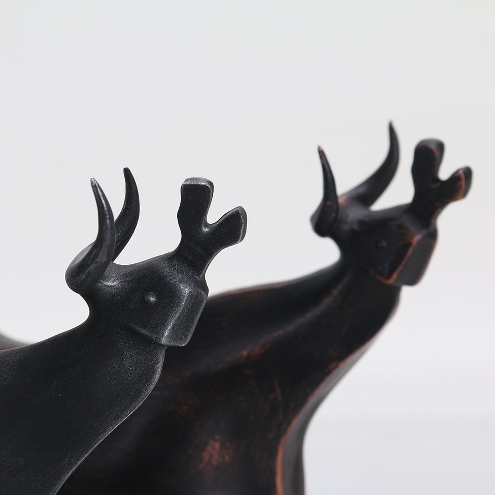 犀牛雕塑 - Luxury Premium Alloy Home Decor & Artistic Piece