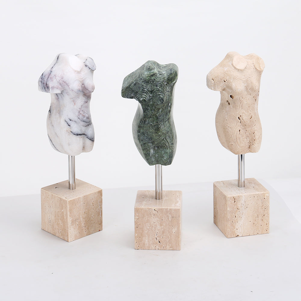 Modern Body Frame Stand - Luxury MarbleS/s Home Decor & Artistic Piece