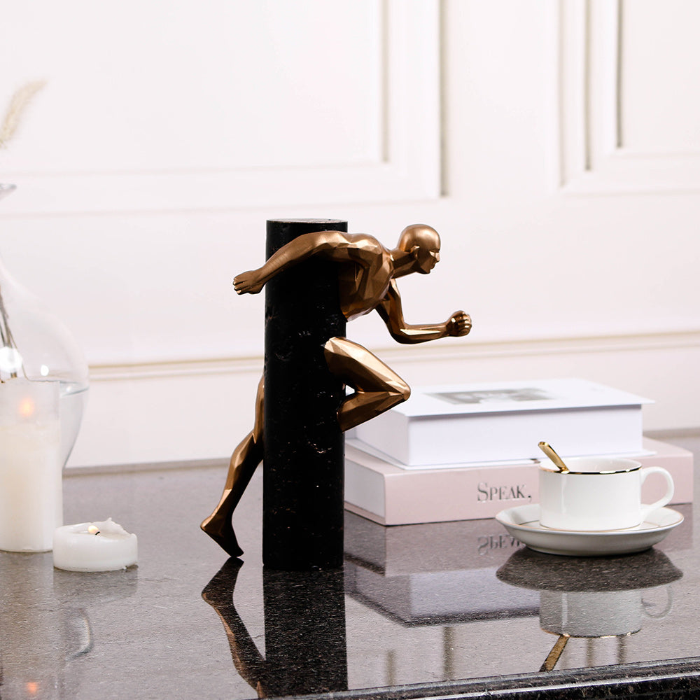 Premium Runing Man - Handcrafted Modern Decor
