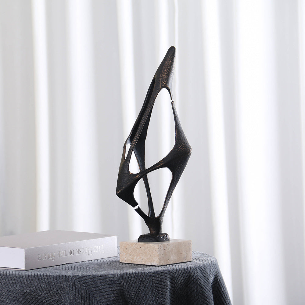 抽象雕塑家居装饰 - Luxury Alloy & Marble Home Decor & Artistic Piece