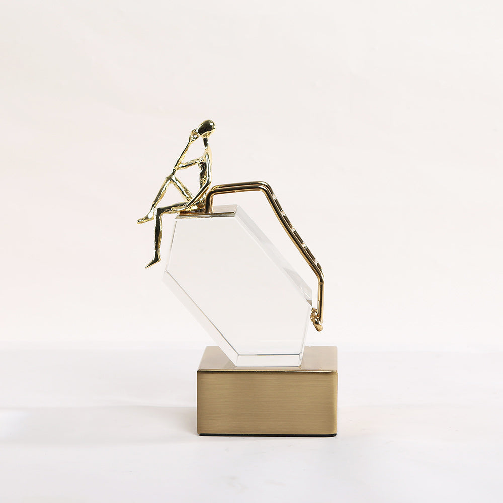思考的人 - Luxury Premium Alloy Home Decor & Artistic Piece