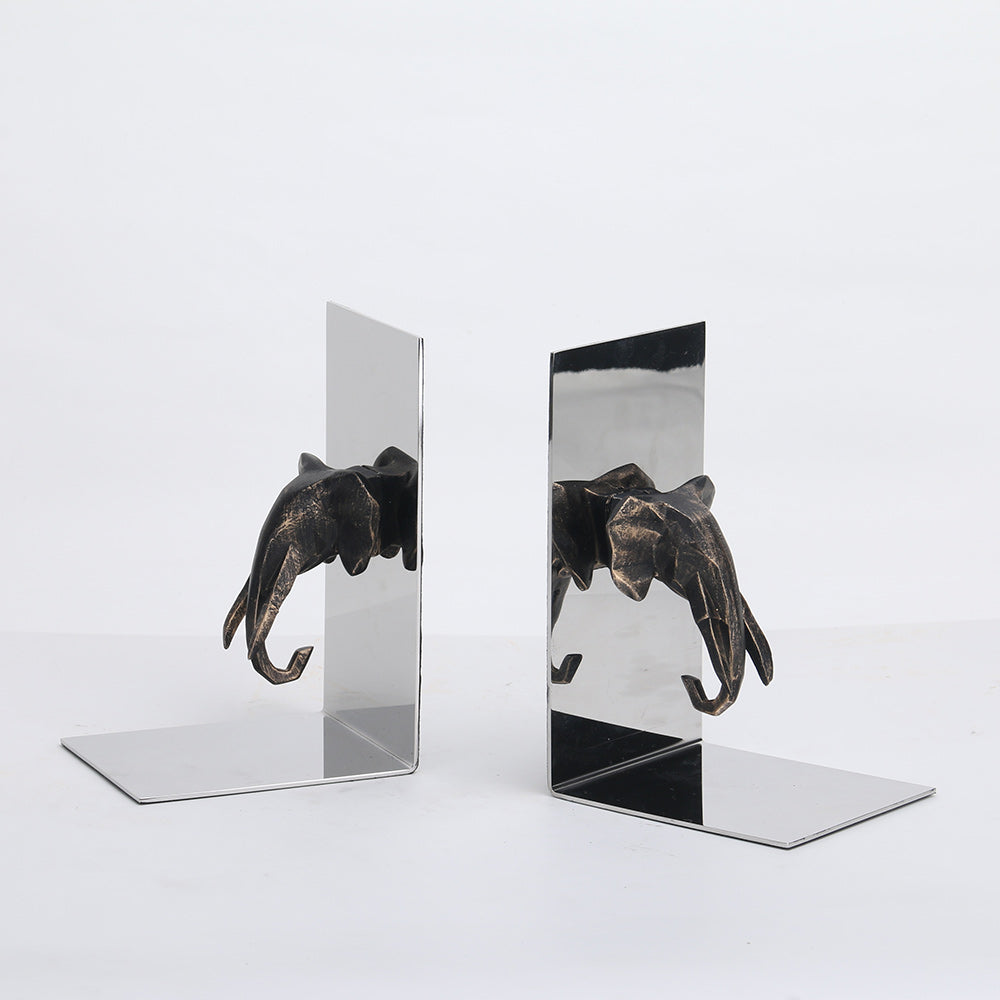 水晶书挡 - Luxury Premium Alloy Home Decor & Artistic Piece