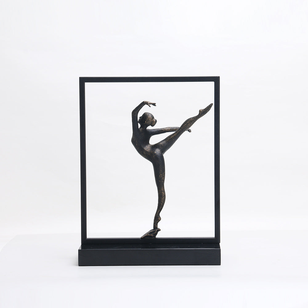 Luxury Alloy & Iron & Marble Decorative Sculpture - Designer Artisan Edition