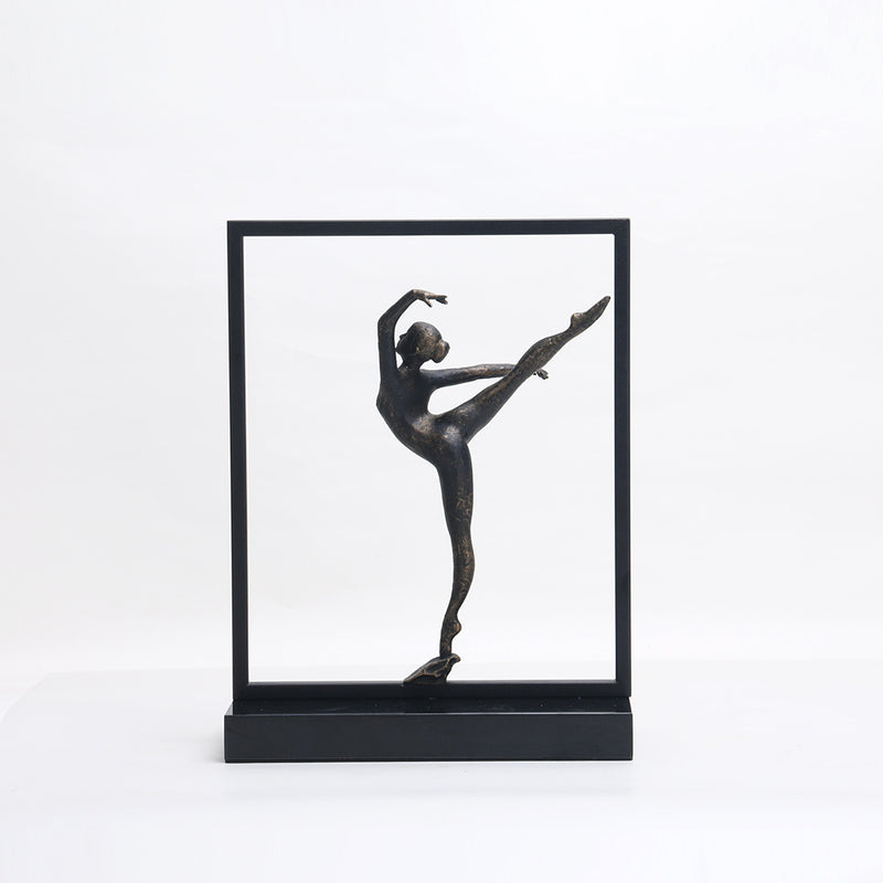 Luxury Alloy & Iron & Marble Decorative Sculpture - Designer Artisan Edition - 5