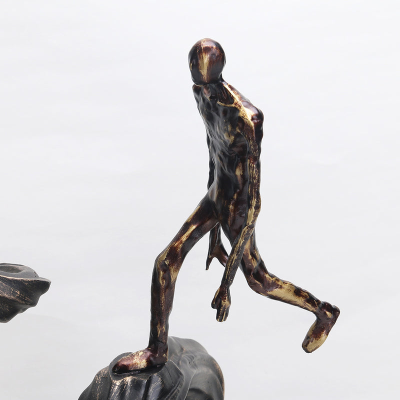 Climbing Human Figure - Luxury Alloy & Marble & Resin Home Decor & Artistic P... - 5