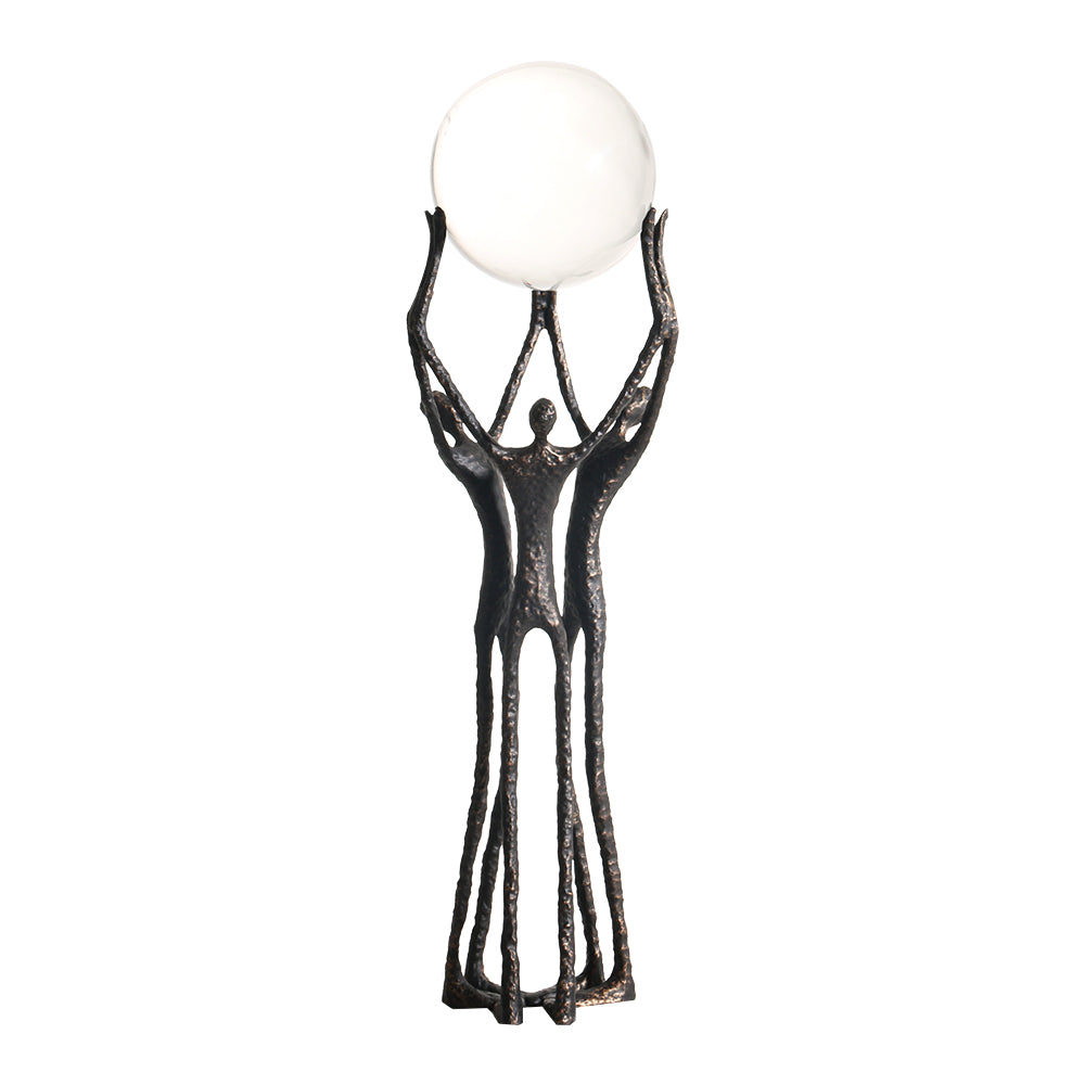 持球男子雕塑 - Luxury Premium Alloy & Home Decor & Artistic Piece