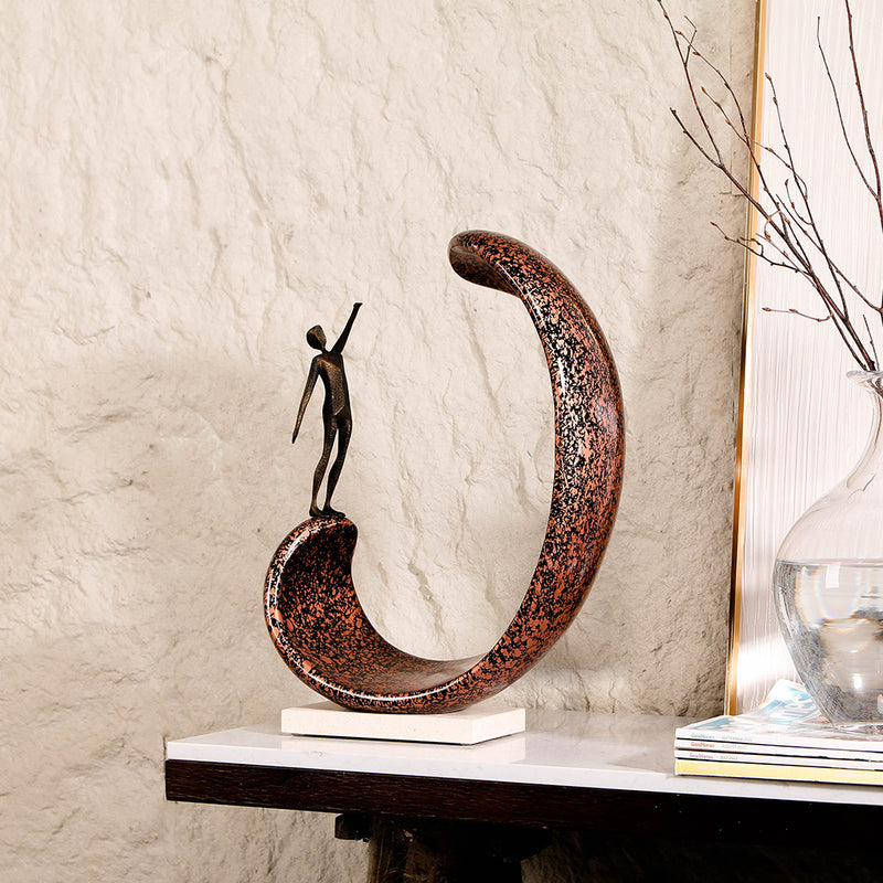 Contemporary Abstract Sculpture - Luxury Alloy & Resin & Marble Home Decor & ... - 5