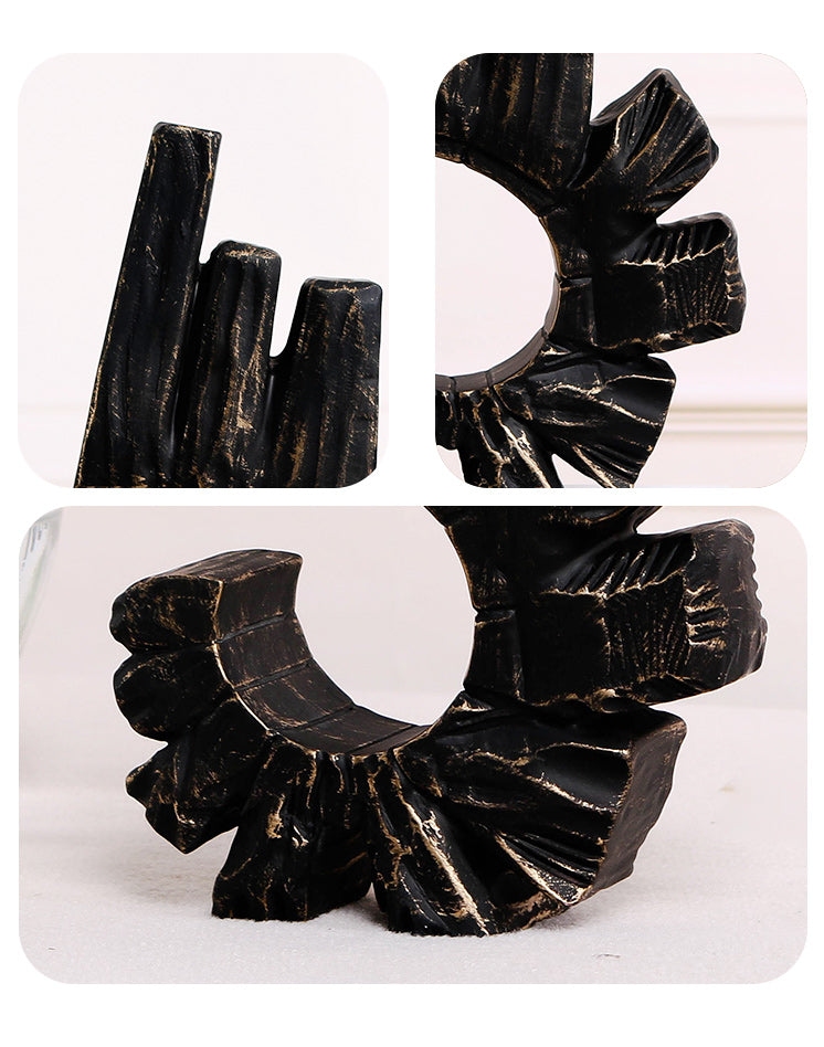 Luxury Resin Decorative Sculpture - Designer Artisan Edition