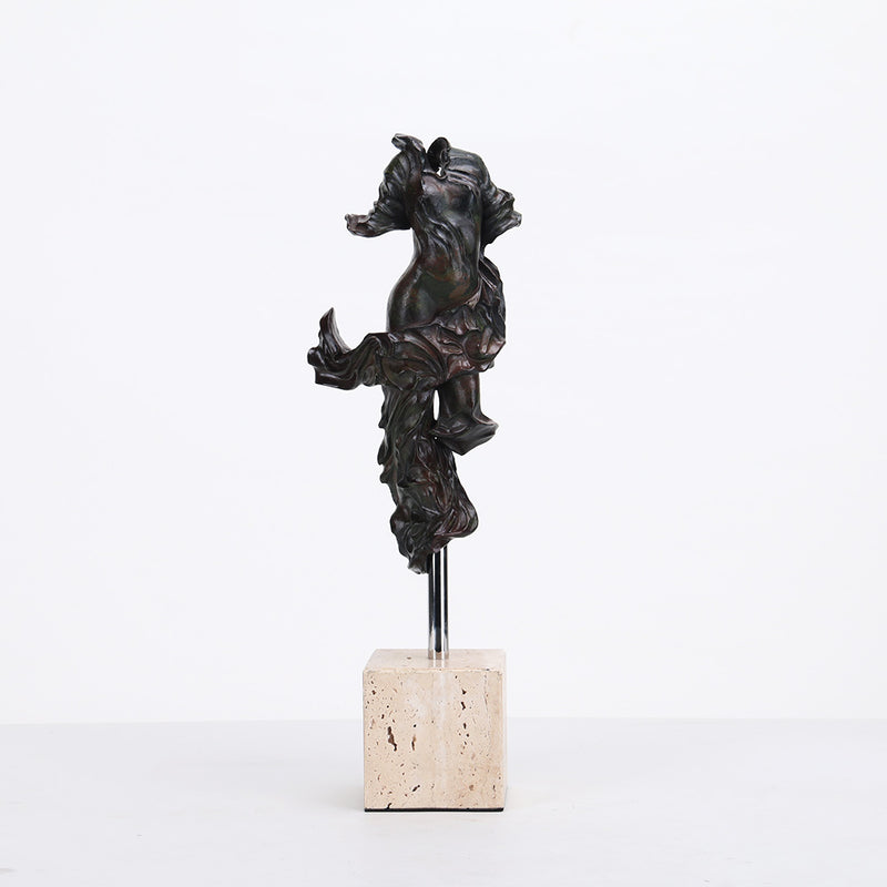 Elegant Dancing Figure - Luxury Alloy & Marble & S/s Home Decor & Artistic Piece - 5