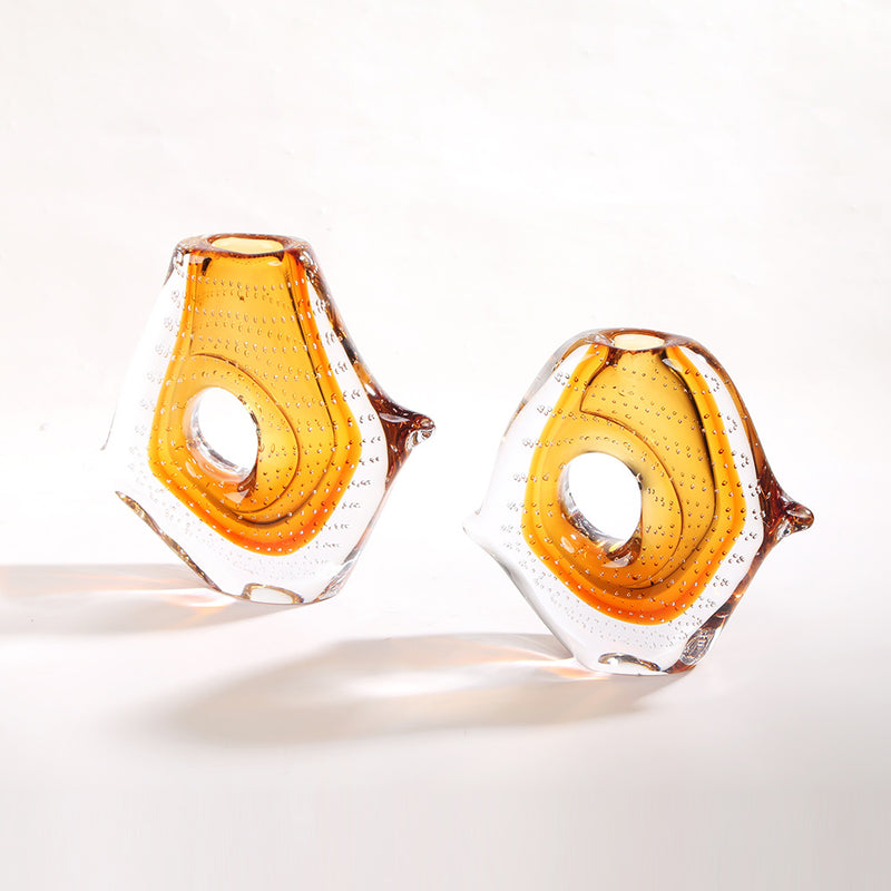 玻璃花瓶 - Luxury Premium Glass Home Decor & Artistic Piece - 5