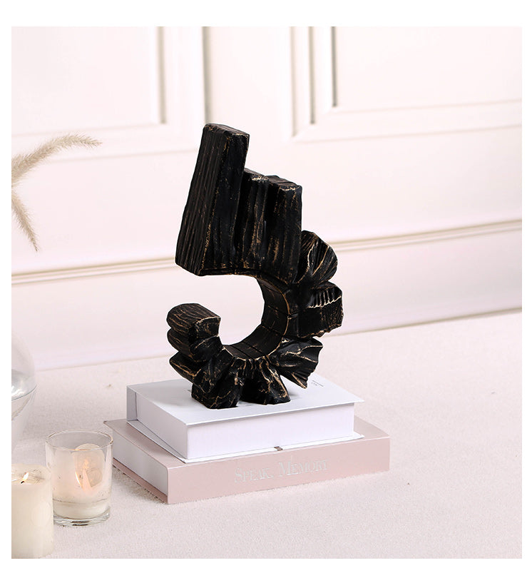 Luxury Resin Decorative Sculpture - Designer Artisan Edition - 6