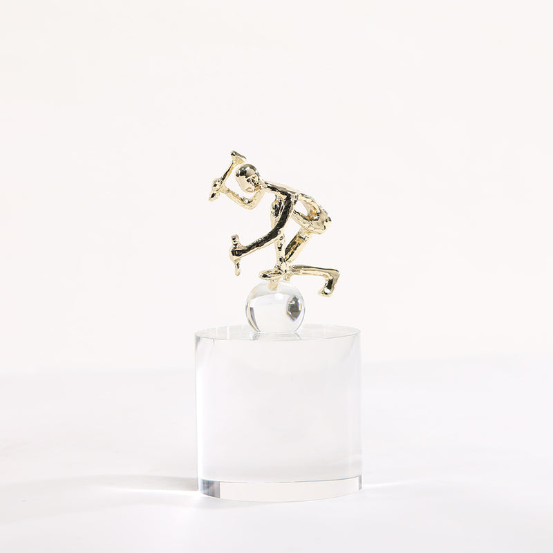 金色杂技演员家居装饰雕塑 - Luxury Premium Alloy & Home Decor & Artistic Piece - 6