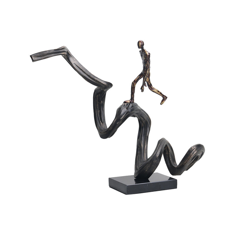Climbing Human Figure - Luxury Alloy & Marble & Resin Home Decor & Artistic P... - 6