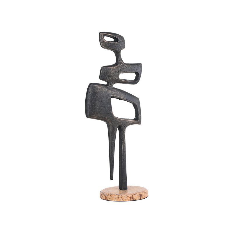 Contemporary Abstract Sculpture - Luxury Alloy & Marble Home Decor & Artistic... - 6