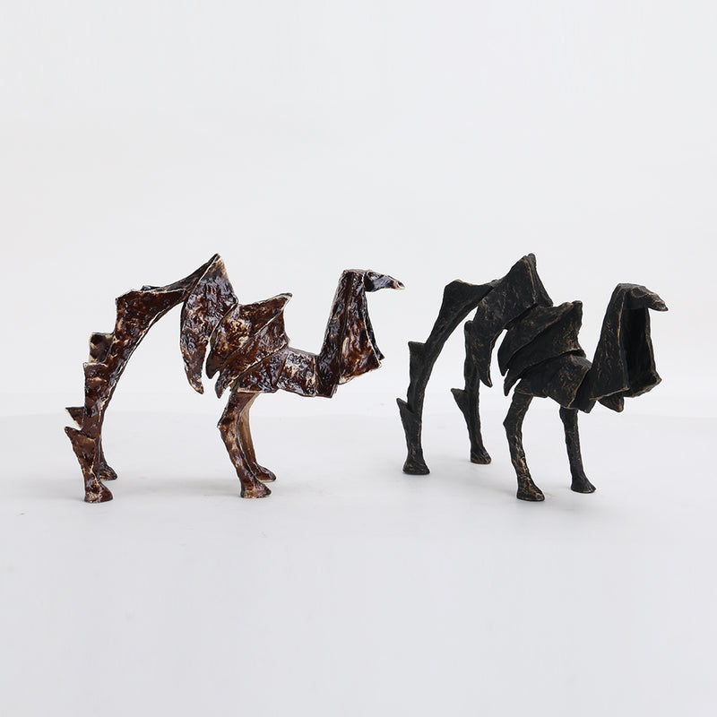骆驼雕塑 - Luxury Premium Alloy Home Decor & Artistic Piece - 6