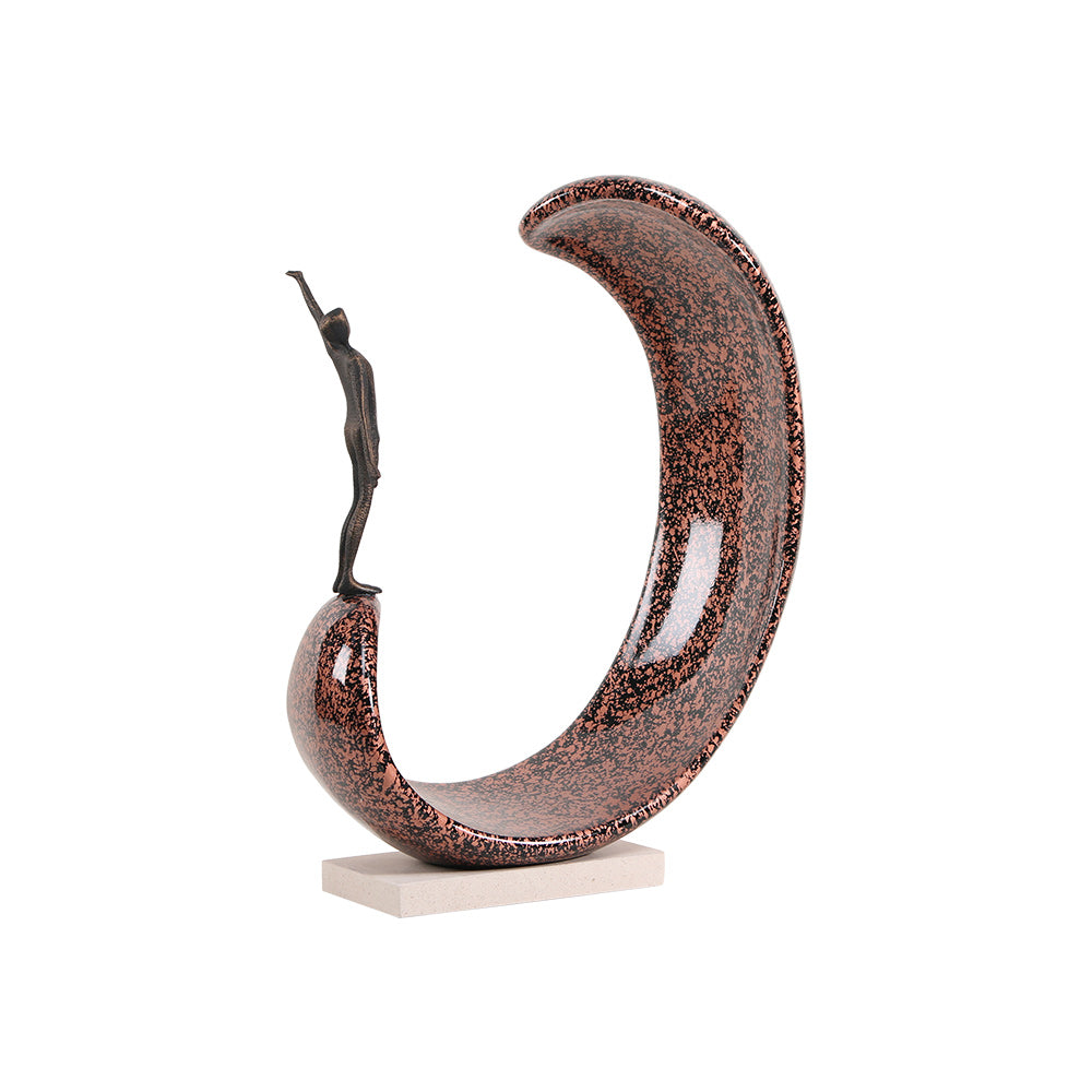 Contemporary Abstract Sculpture - Luxury Alloy & Resin & Marble Home Decor & ...