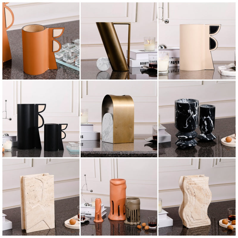 PuLeather & Glass Home Decor - 6