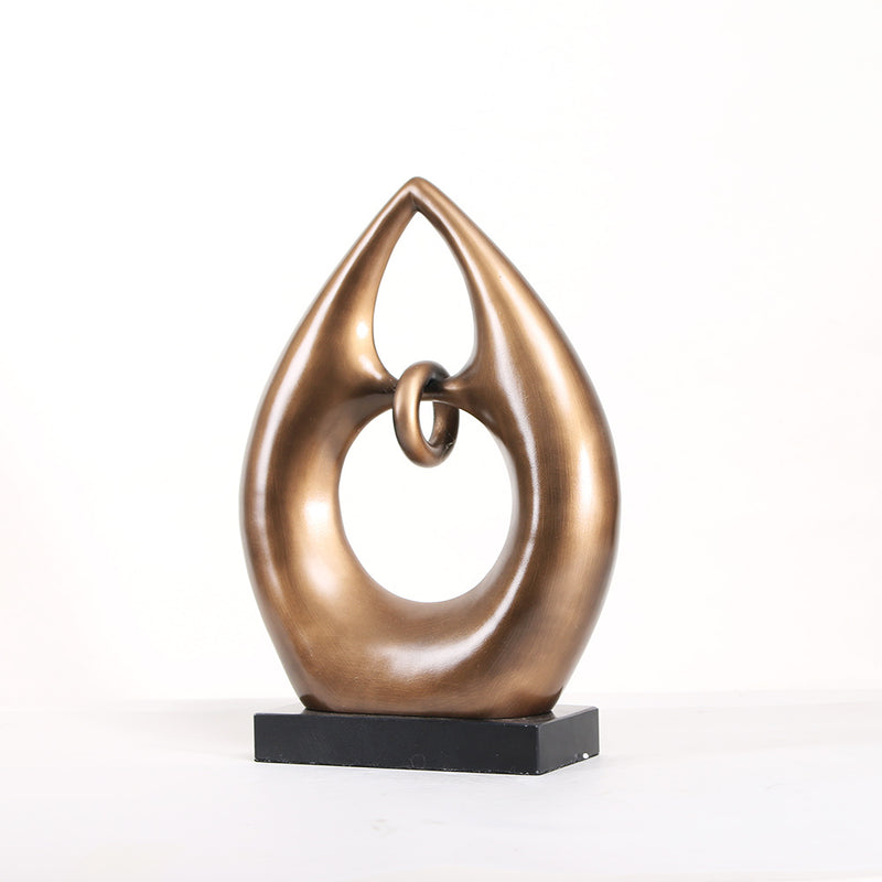 Luxury Resin & Marble Decorative Sculpture - Designer Artisan Edition - 6
