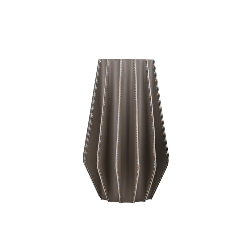 Luxury Pu Leather & Glass Decorative Sculpture - Designer Artisan Edition - 6