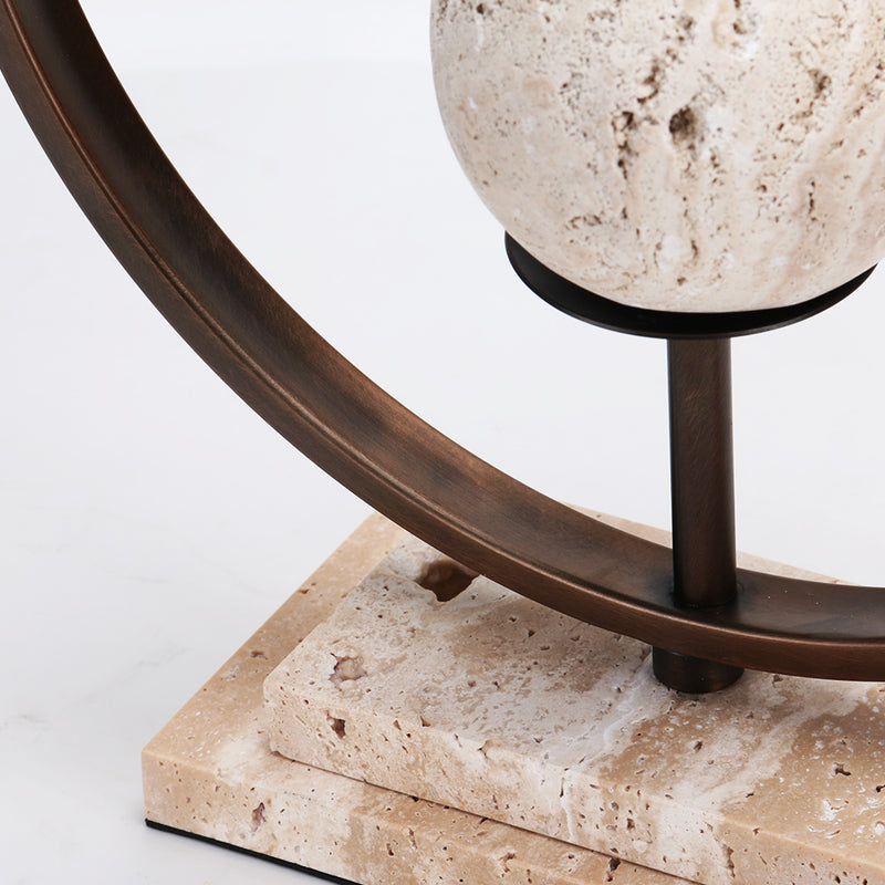 Contemporary Abstract Sculpture - Luxury Alloy & Marble Home Decor & Artistic... - 6