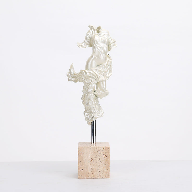 Elegant Dancing Figure - Luxury Alloy & Marble & S/s Home Decor & Artistic Piece - 6