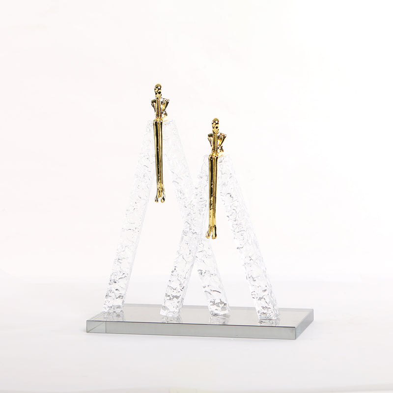 Contemporary Abstract Sculpture - Luxury Premium Alloy Home Decor & Artistic ... - 6