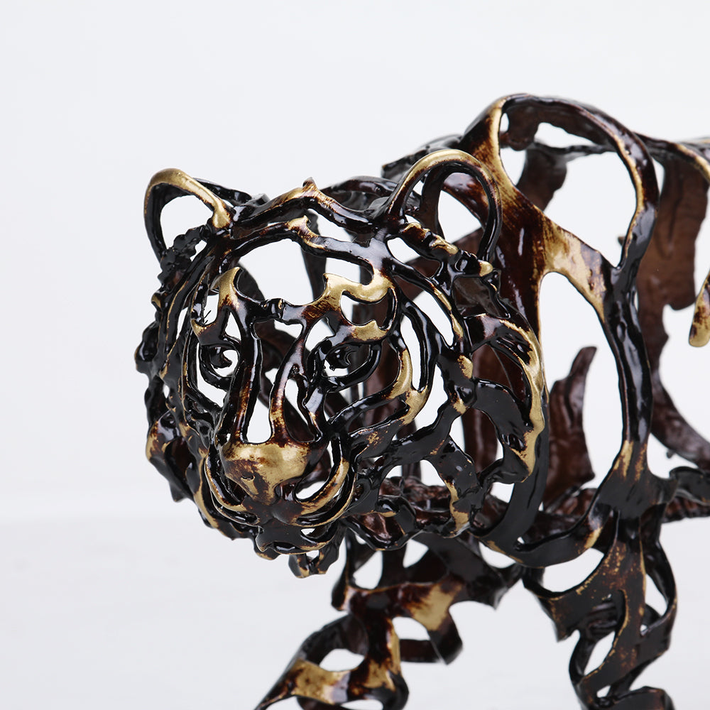 狮子雕塑 - Luxury Premium Alloy Home Decor & Artistic Piece