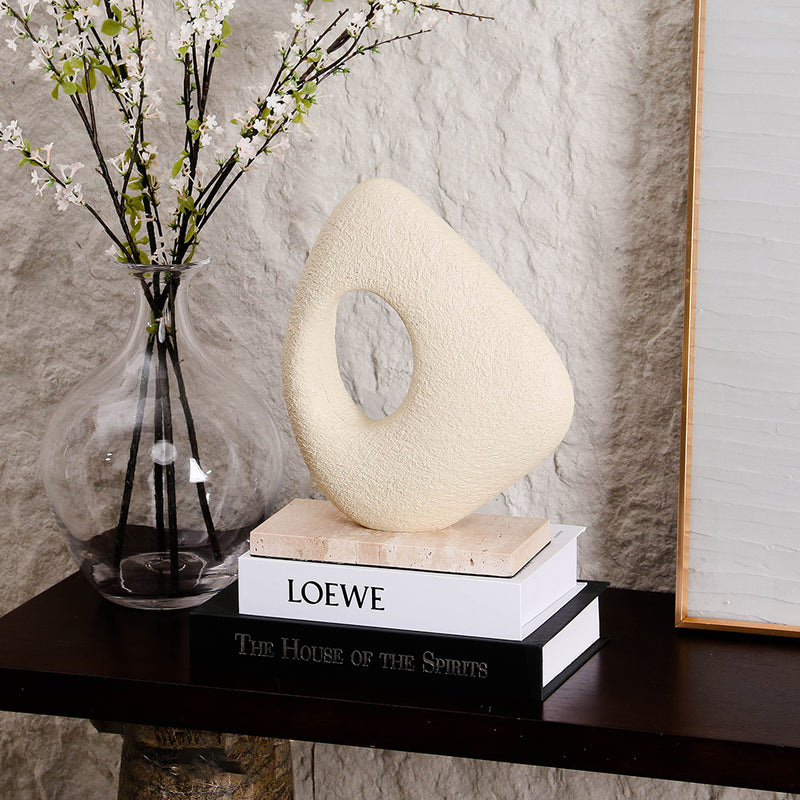 Luxury Resin & Marble Decorative Sculpture - Designer Artisan Edition - 6