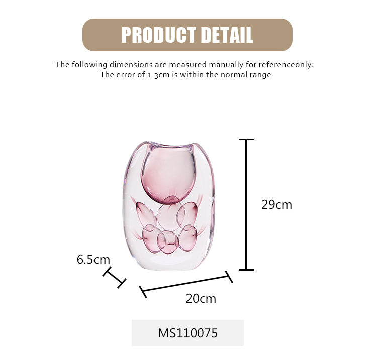玻璃花瓶 - Luxury Premium Glass Home Decor & Artistic Piece - 7