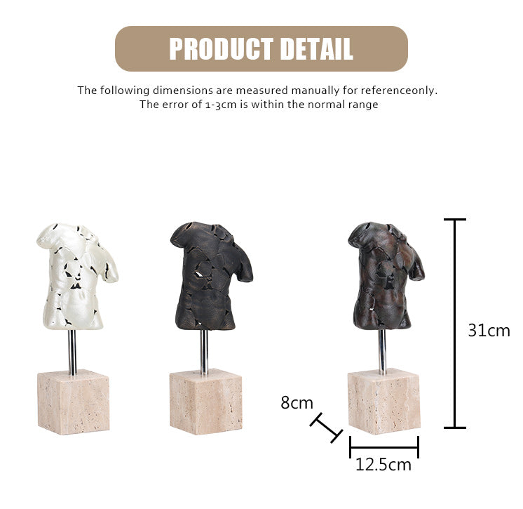 Modern Body Frame Stand - Luxury Alloy & Marble & S/s Home Decor & Artistic P... - 7