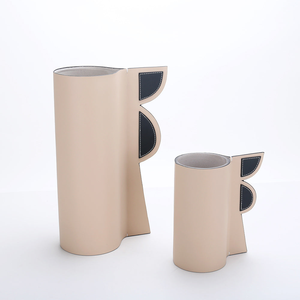PuLeather & Glass Home Decor