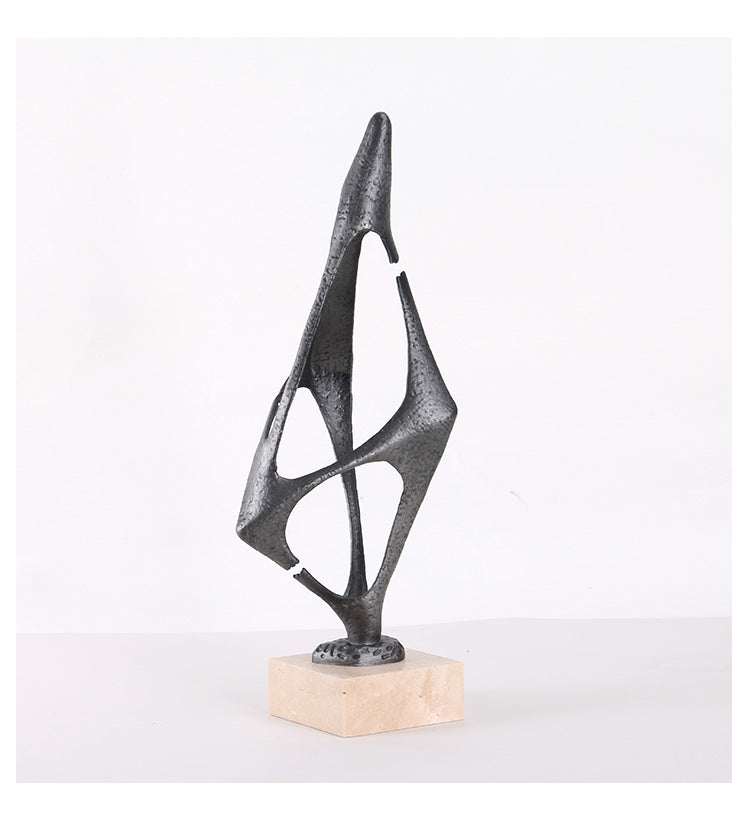 抽象雕塑家居装饰 - Luxury Alloy & Marble Home Decor & Artistic Piece